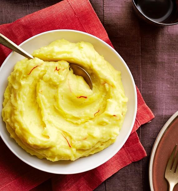 Featured Recipe: Saffron Mashed Potatoes