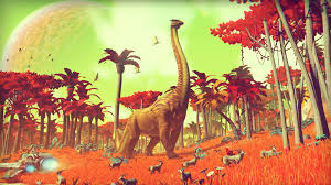 One of the many creatures you can encounter (and name) in “No Man’s Sky” for the Playstation 4.
