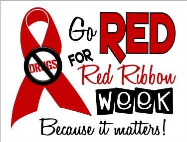 Dukes swap green for red in honor of Red Ribbon Week