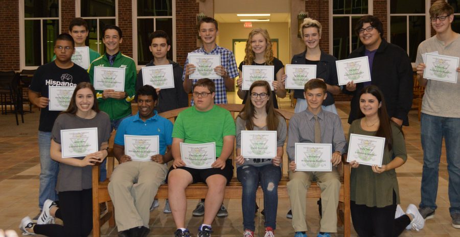 October 2016 Students of the Month 