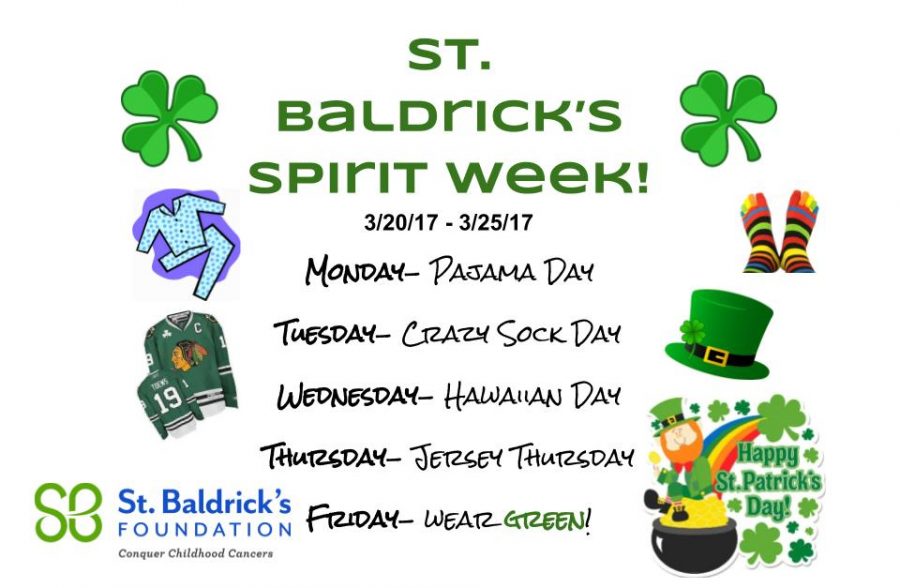 Show your St. Baldricks spirit this week