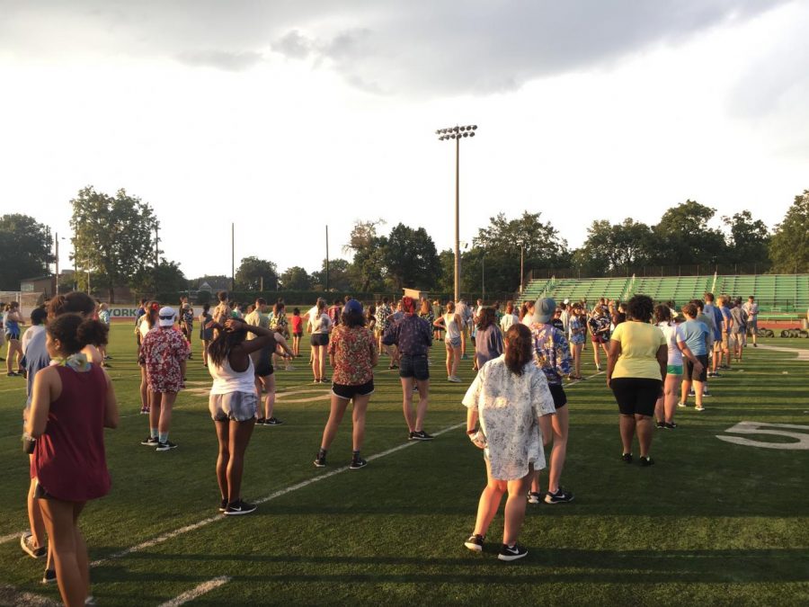 The students also were able to create bonds at band camp with each other that would carry all through the season, whether it be from any of the group games they played, the section dinners, or sectionals. 