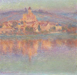 Claude Monets Vétheuil is a famous French Impressionist painting that was seen by many of the students on the trip. 