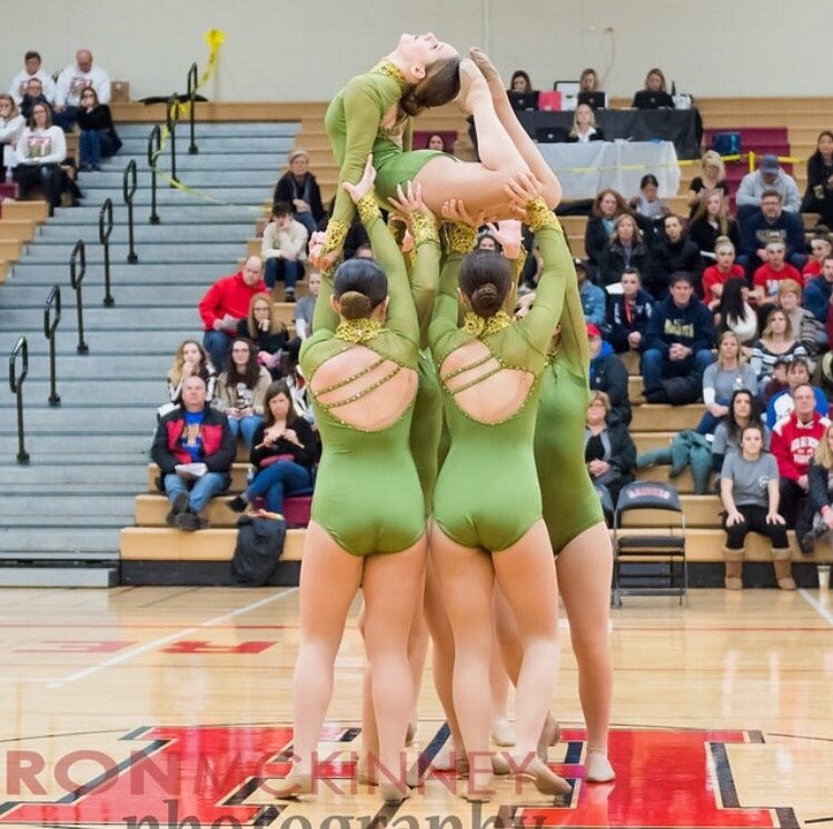 A photo capturing a pose from the sectional competition in 2018