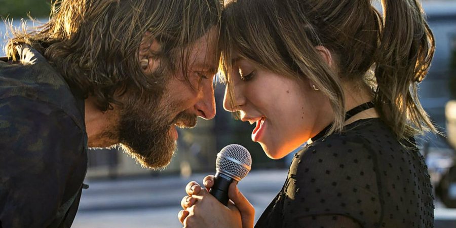 Cooper and Gaga in this falls most buzzed about film, A Star is Born. Photo courtesy of Warner Brothers Entertainment
