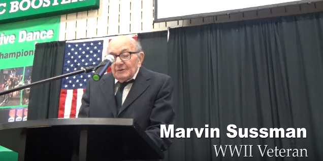 WWII+Vet.+Marvin+Sussmans+Full+Speech+at+Yorks+Veterans+Day+Assembly