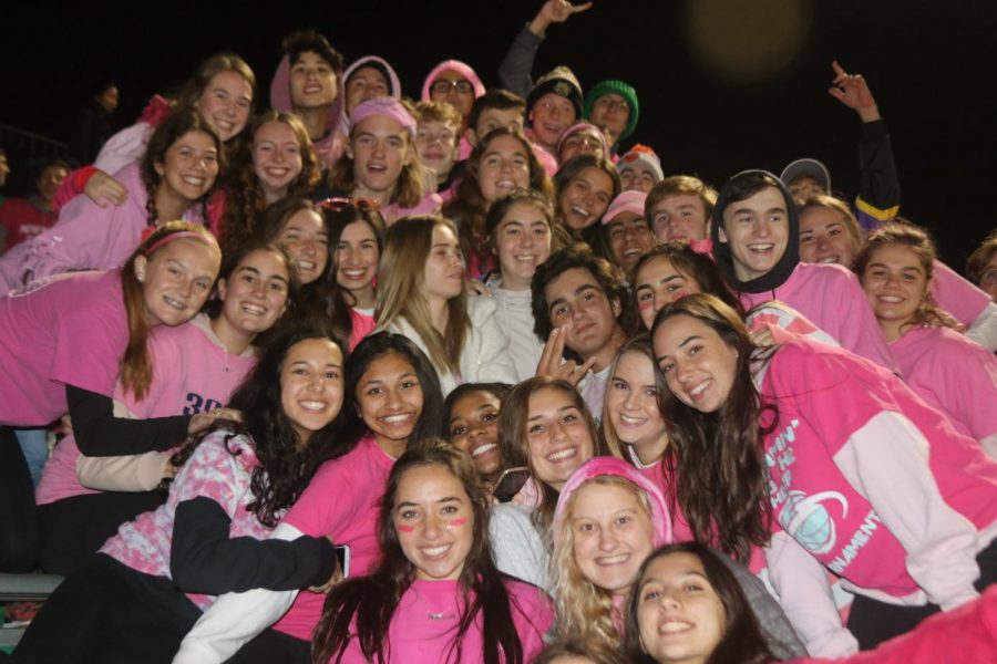 Juniors pink it out to show their York spirit for Breast Cancer Awareness Month.