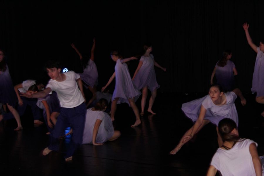 YDC performs a full company piece choreographed by dance teacher Annie Pinta in the Nov. 2019 concert.