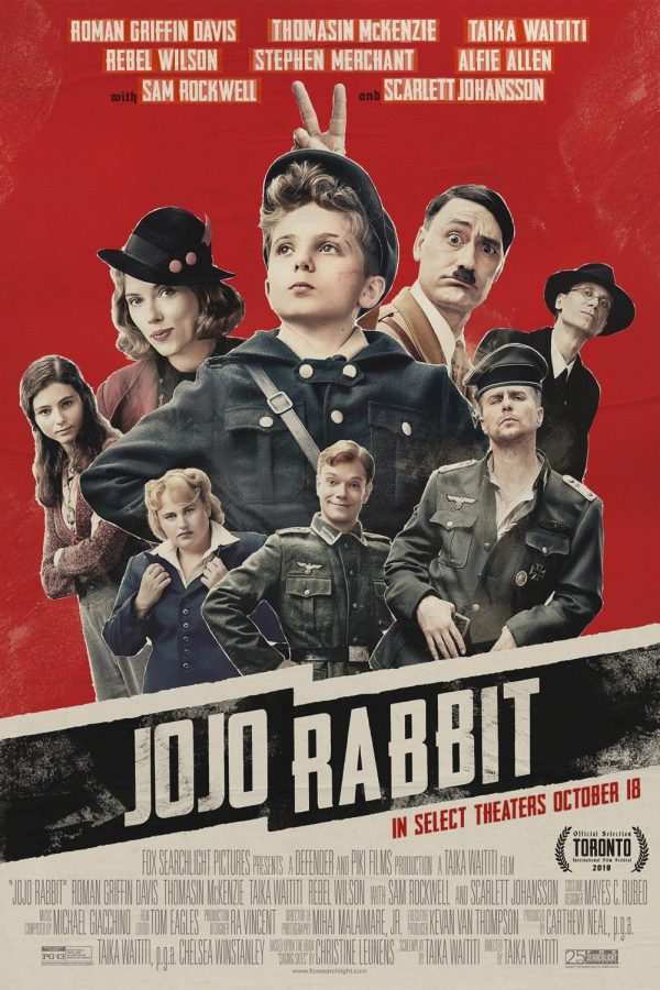 A poster for the film highlights the  complexity addressed in JoJo Rabbit.