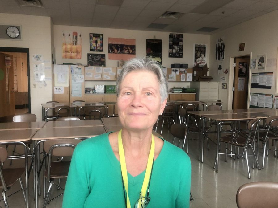 Mary Lucca celebrates her 16th year as a favorite substitute teacher at York.