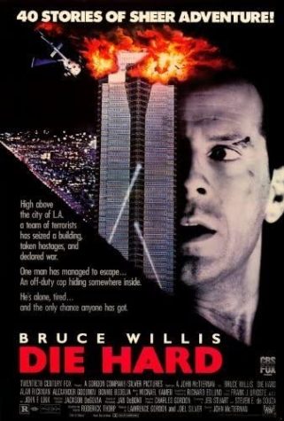 The “Die Hard” poster from its 1988 release contains zero Christmas references. If not marketed as a holiday film, is it truly meant to be? 