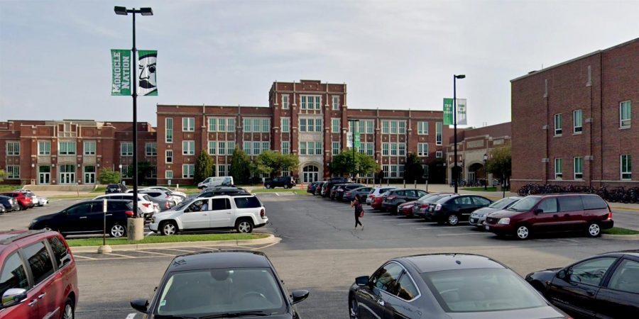 Starting April 12, students choosing to go back to school will be returning to the standard 7:40 a.m. -3:06 p.m. school day. Instead of having four classes a day, the school day will now consist of all eight classes. (Photo courtesy of Google Maps)