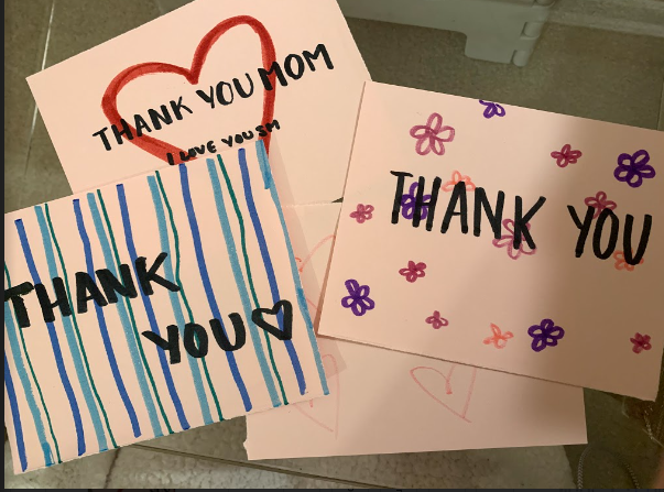 RAYS club members are celebrating Womens History Month by making cards for all the influential women in their lives to say thank you. 