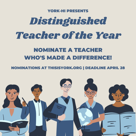 York-hi opens nominations for the Distinguished Teacher Award