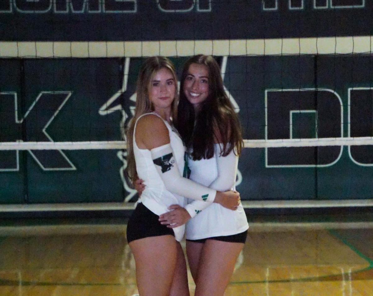 During media day Lexi Bennis and Lila Bennis ppose for a sibling photo. “I’m excited for this season. Being able to play with my friends and my sister will be fun," Lexi said.