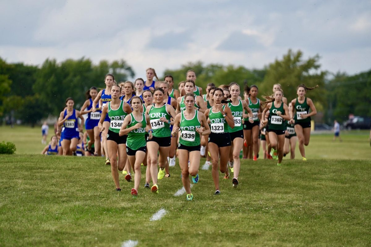 Members of the Top Seven bound towards the finish line.
Photo courtesy of Karlin Janowski